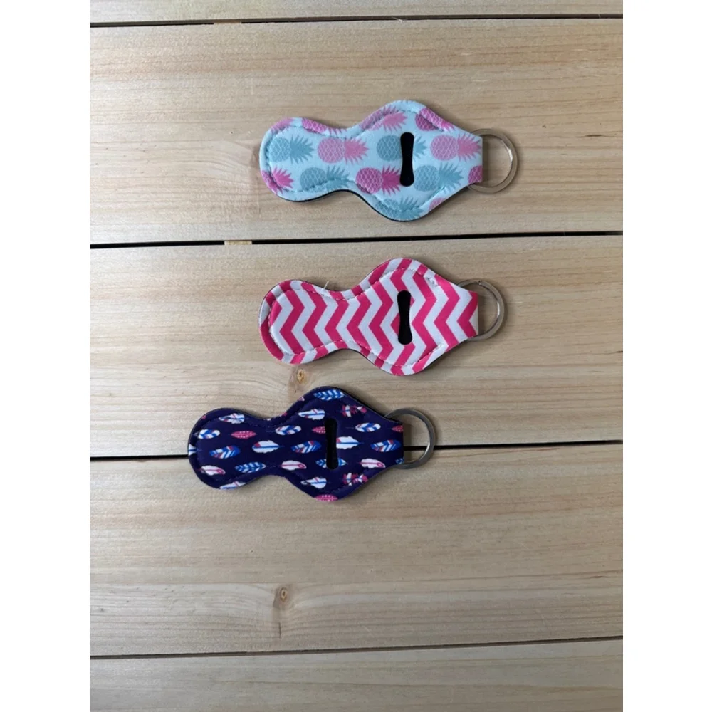 Unisex Lip Balm Holder/ Keychail One Size Multicolor
